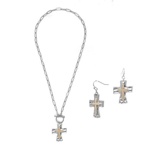 N0659 SQN4704 Cross Necklace