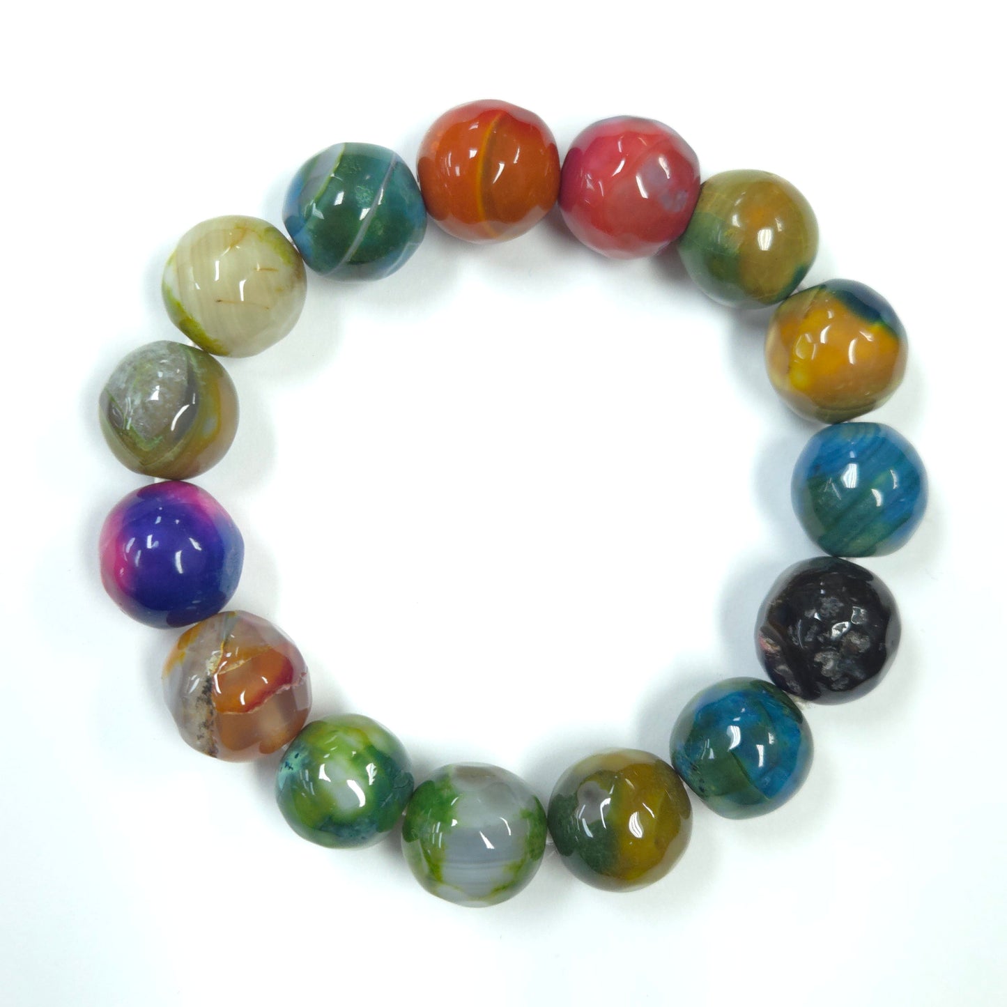 SB-SSB Bright Mix Agate Bracelet