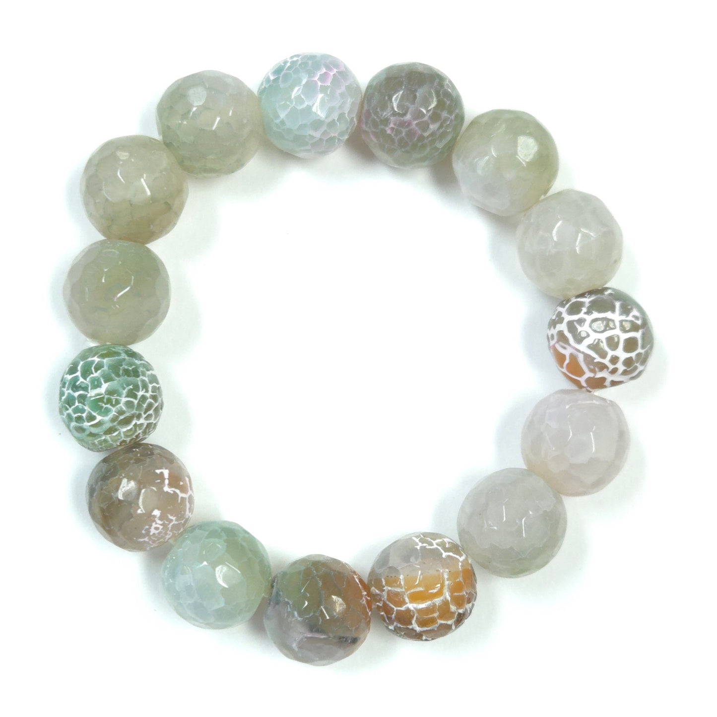 SB-SSB Pale Green Agate Bracelet