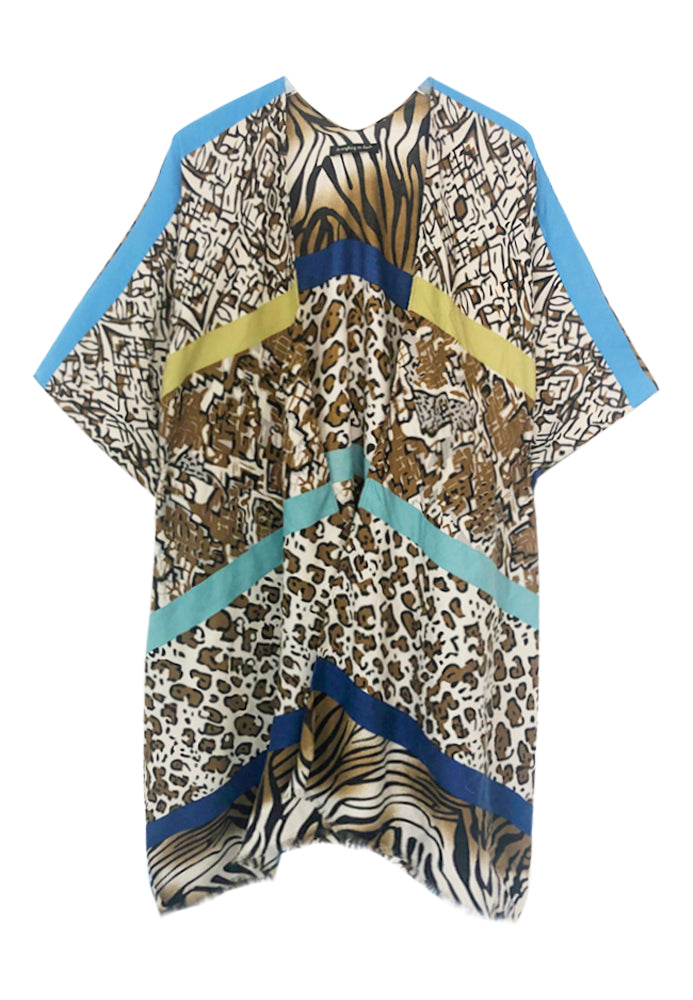 Multi Animal Print Kimono | PC94