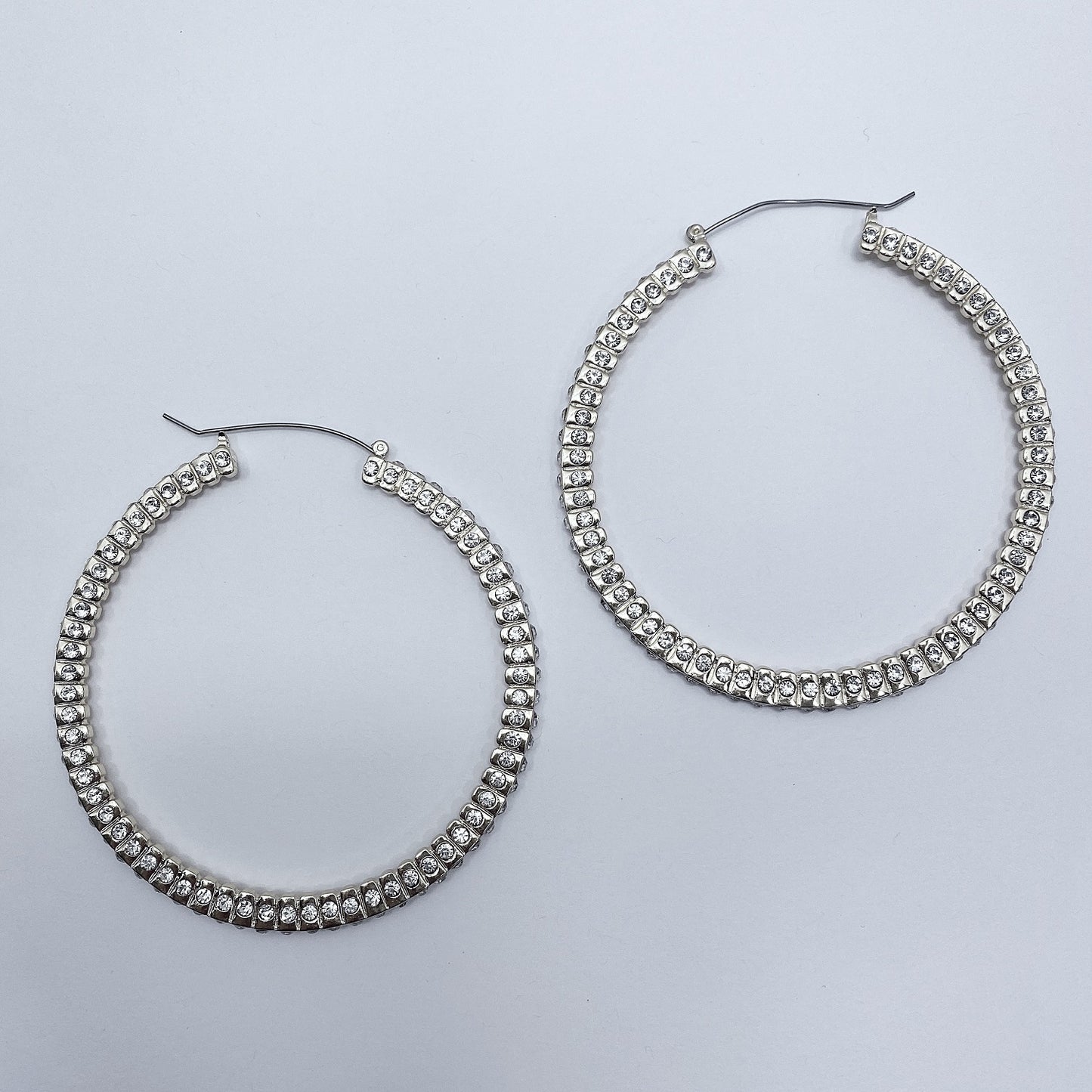 E0122 | Sparkle Hoop Earrings | KE3364-80