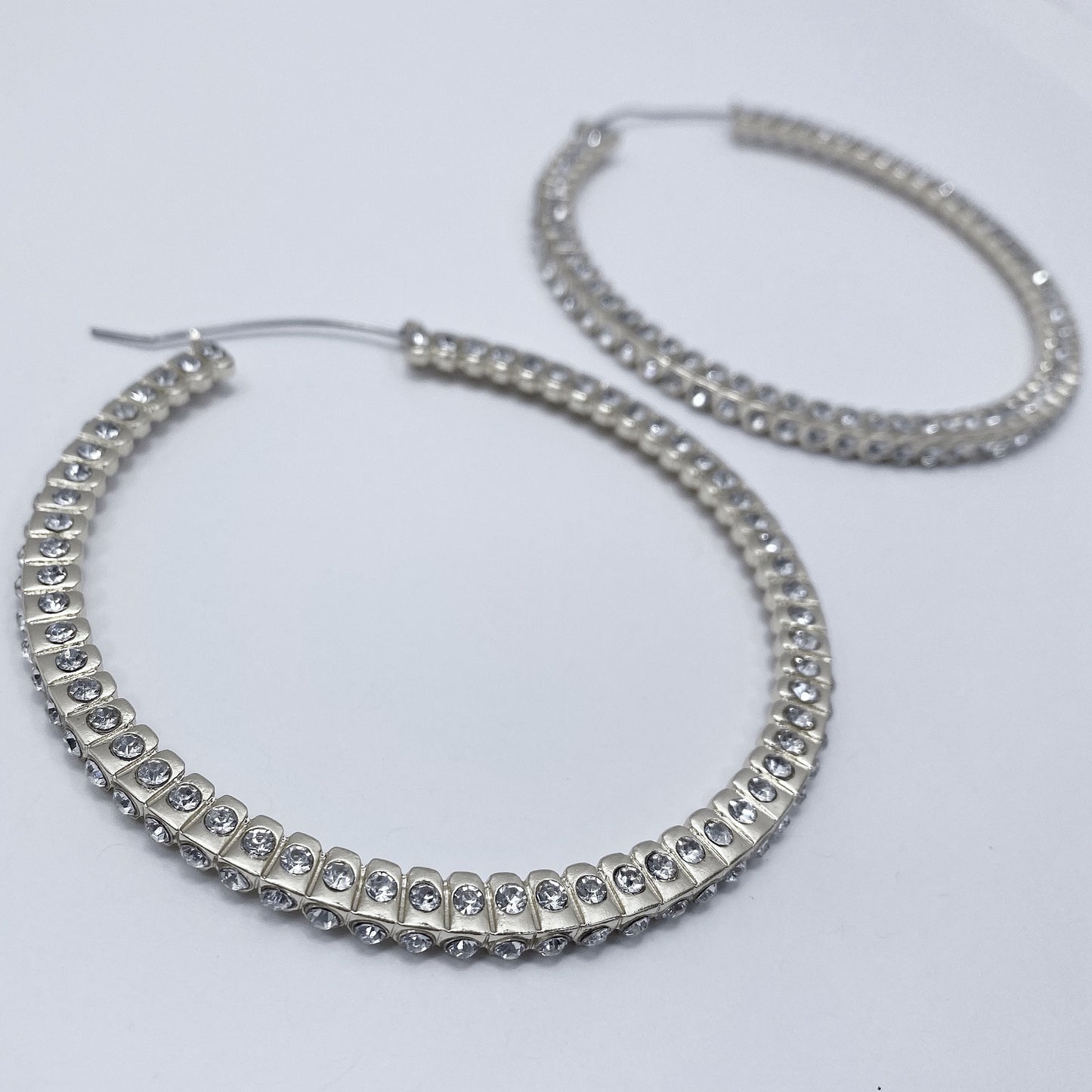 E0122 | Sparkle Hoop Earrings | KE3364-80
