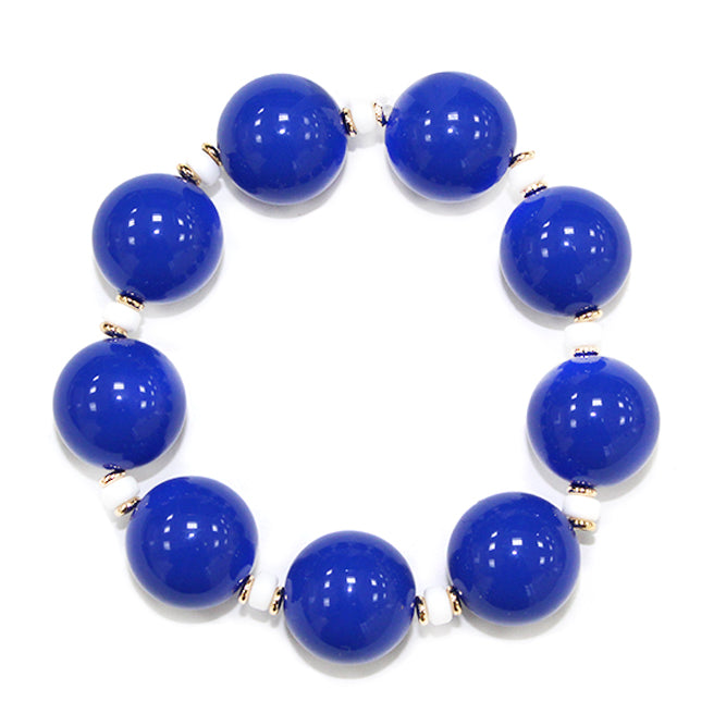 Oversized Acrylic Bubble Bead Bracelet - B0558
