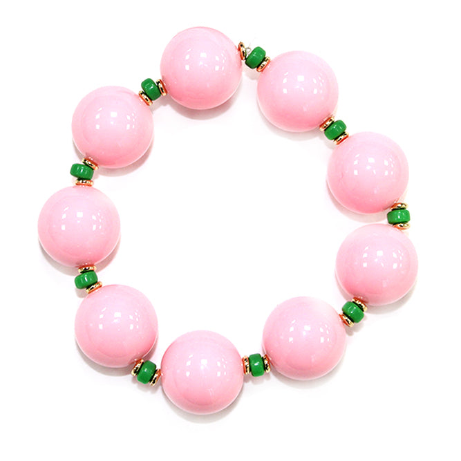 Oversized Acrylic Bubble Bead Bracelet - B0558