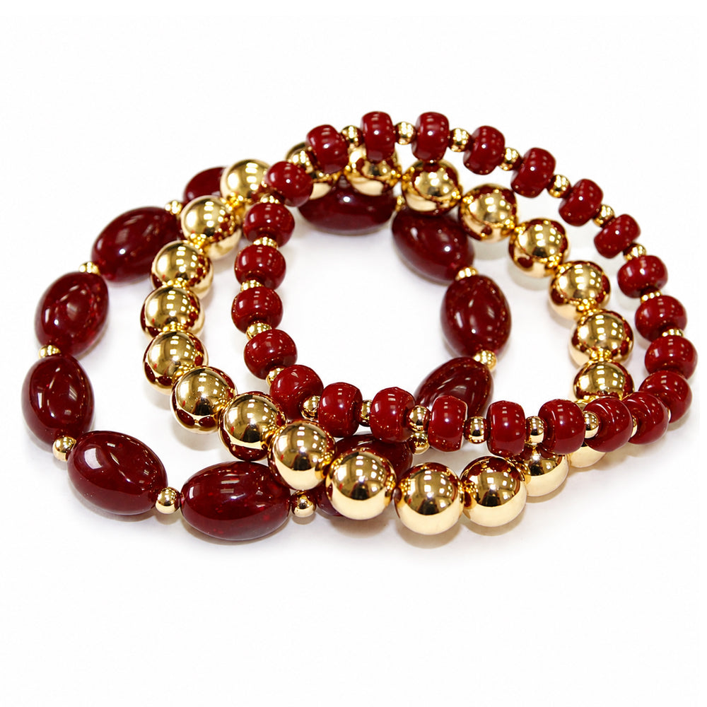 Multi Strand Acrylic Bead Bracelet | B0568