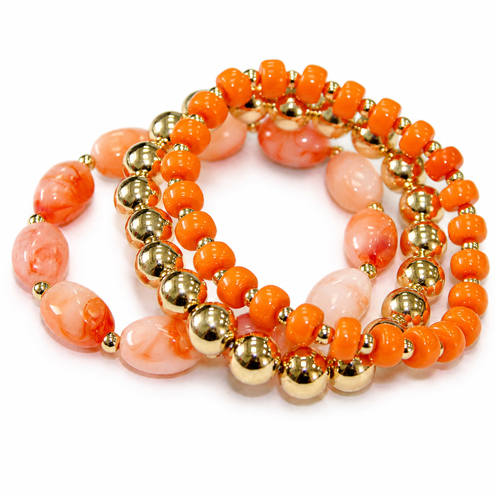 Multi Strand Acrylic Bead Bracelet | B0568