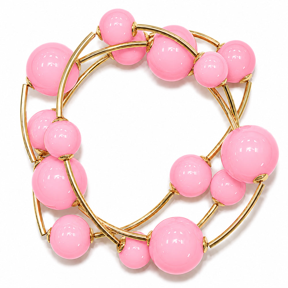 Ball Beaded Bracelet Set - B0532
