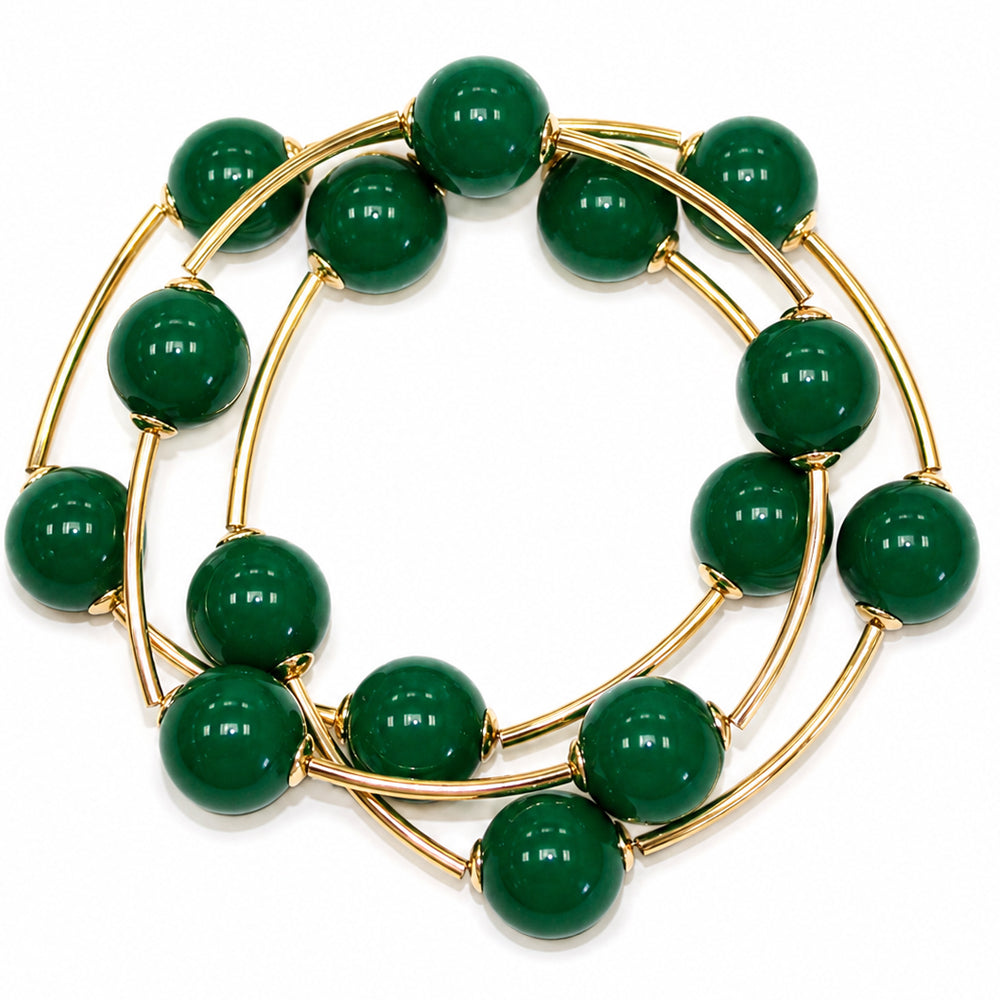 Chunky Acrylic Bubble Bead Bracelet - B0561