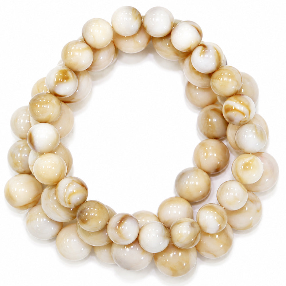 Marbled Acrylic Bead Bracelet | B0566