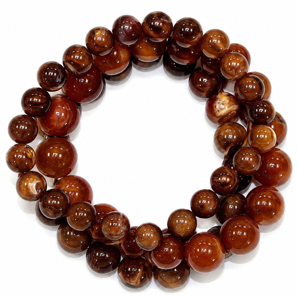 Marbled Acrylic Bead Bracelet | B0566