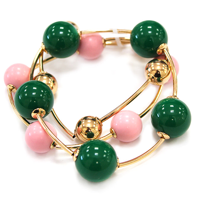 Acrylic Bubble Bead Bracelet - B0562