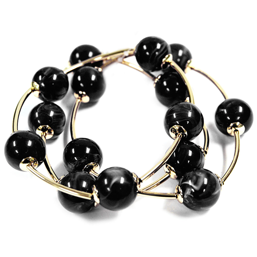 B0422 | Acrylic Beaded 3pcs Set Bracelet | TB9758