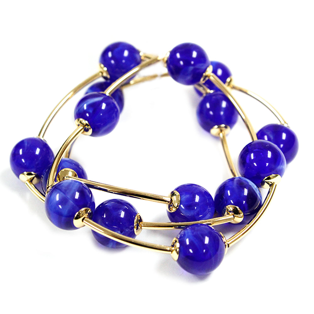 B0422 | Acrylic Beaded 3pcs Set Bracelet | TB9758