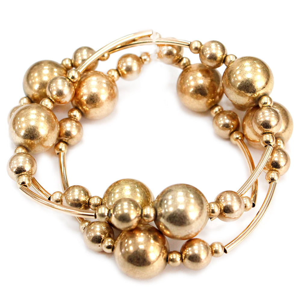 B0425 | Polished Sphere Bracelet Set | TB9832