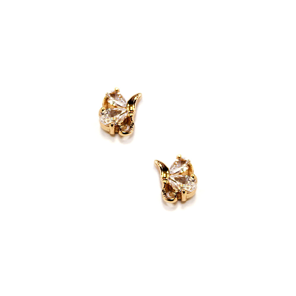 E2284 | Crystal Butterfly Small Stud Earrings | TE12083