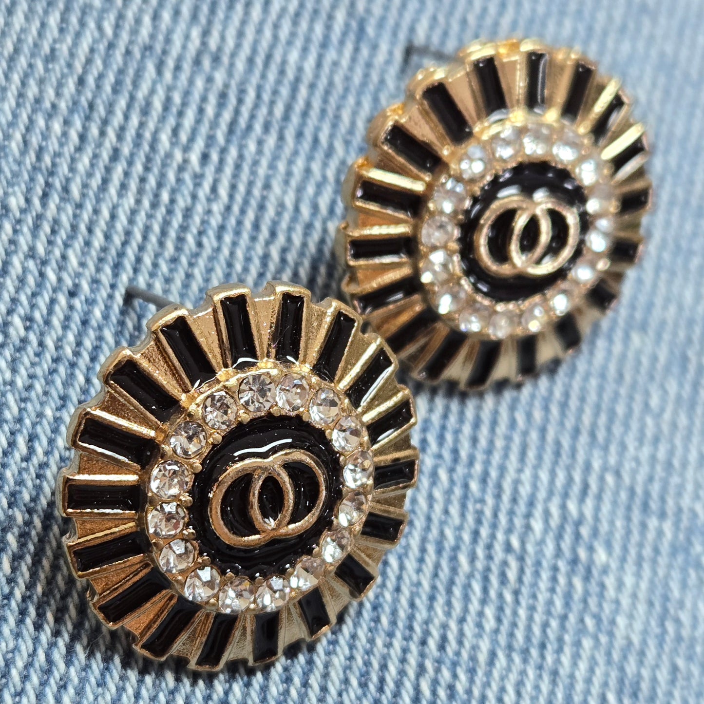E1205 TE2572 Circle Shape Stud Style Earrings