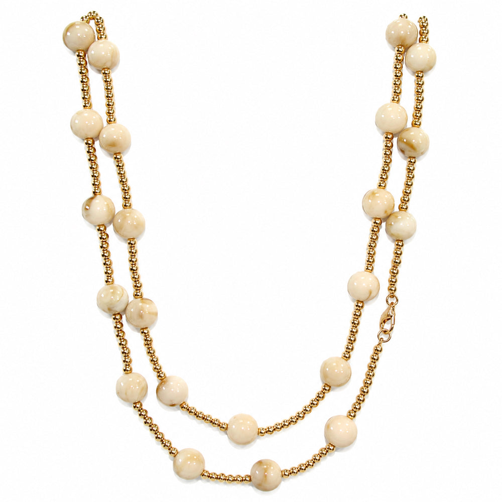 Acrylic Beads Long Necklace - N5292