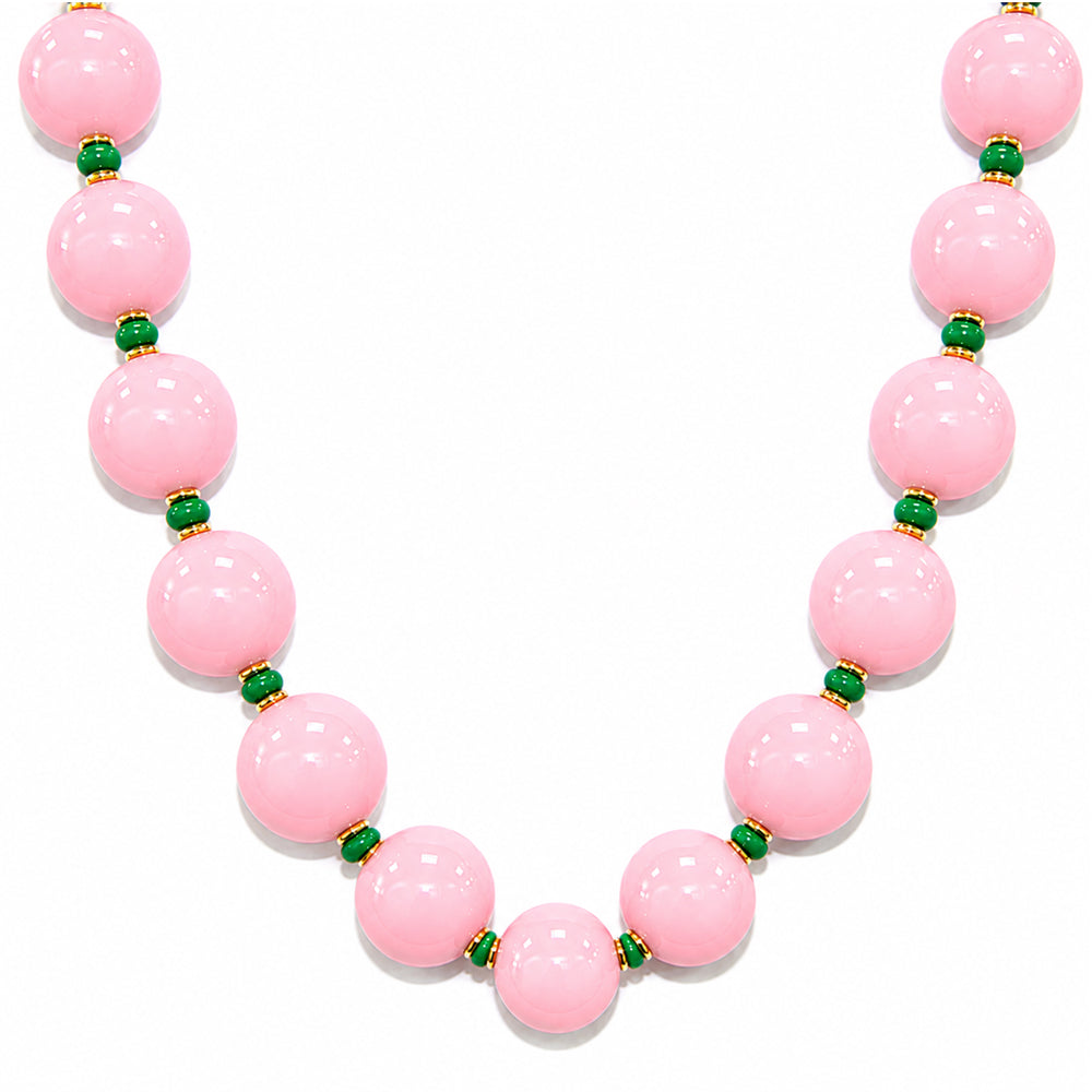 Chunky Acrylic Bead Necklace - N5348