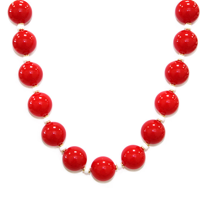 Chunky Acrylic Bead Necklace - N5348