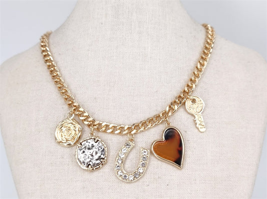 N0672 TNE2724 Charms Necklace