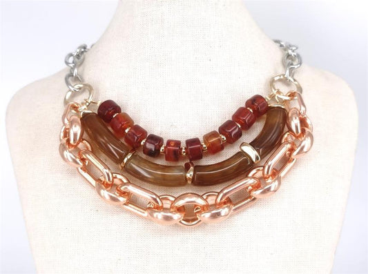 N0683 TNE2773 Layered Necklace