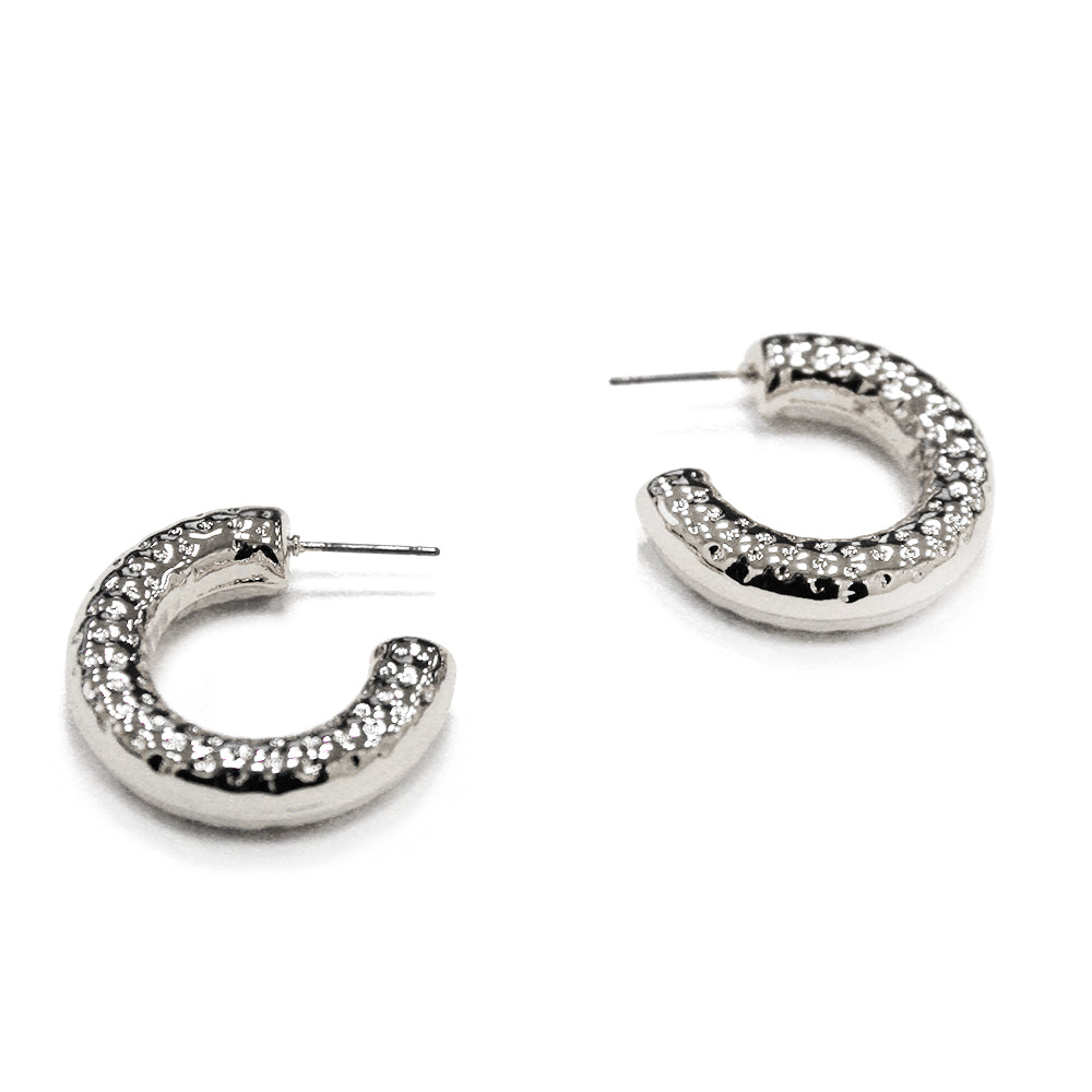 E2267 | Hammered Hoop Earrings | VE4748