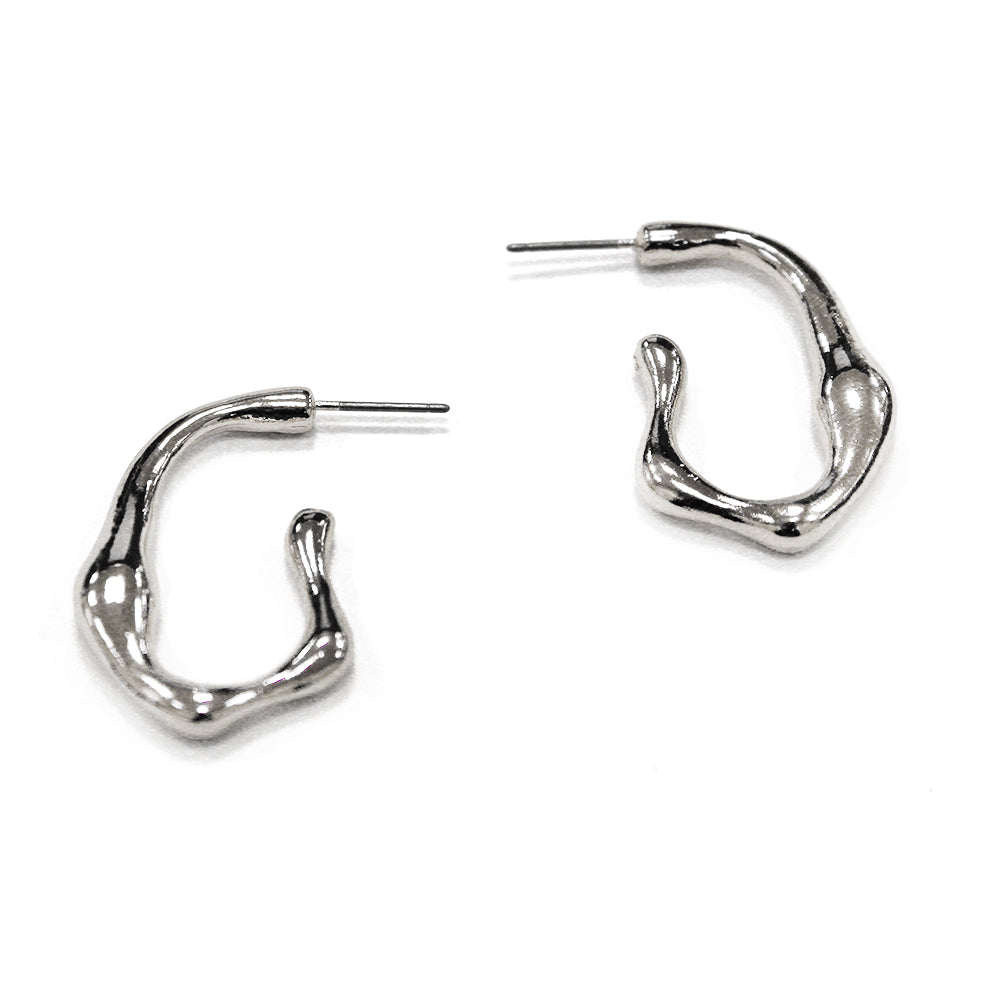 E2272 | Organic Sculpted Hoop Earrings | VE4844