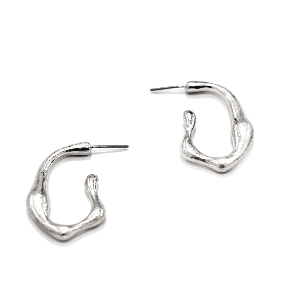 E2272 | Organic Sculpted Hoop Earrings | VE4844
