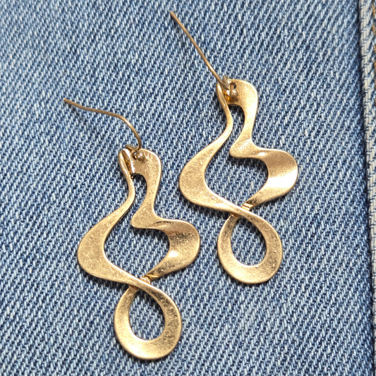 E1272 VER3506 Drop Dangle Post Earrings