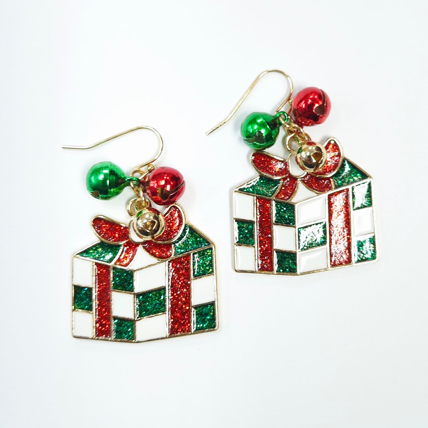 E1595 VER5392 Christmas Earrings