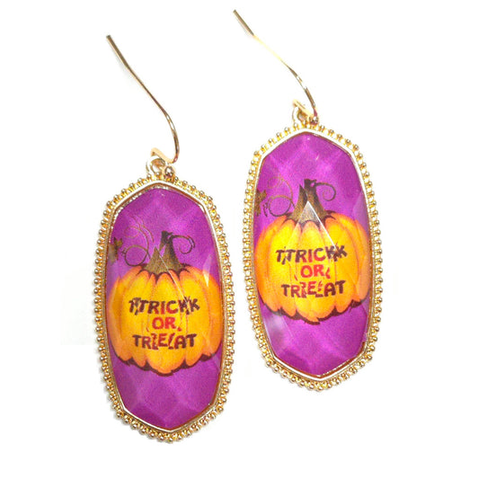 E1550 VER5563 Halloween dangle Earrings