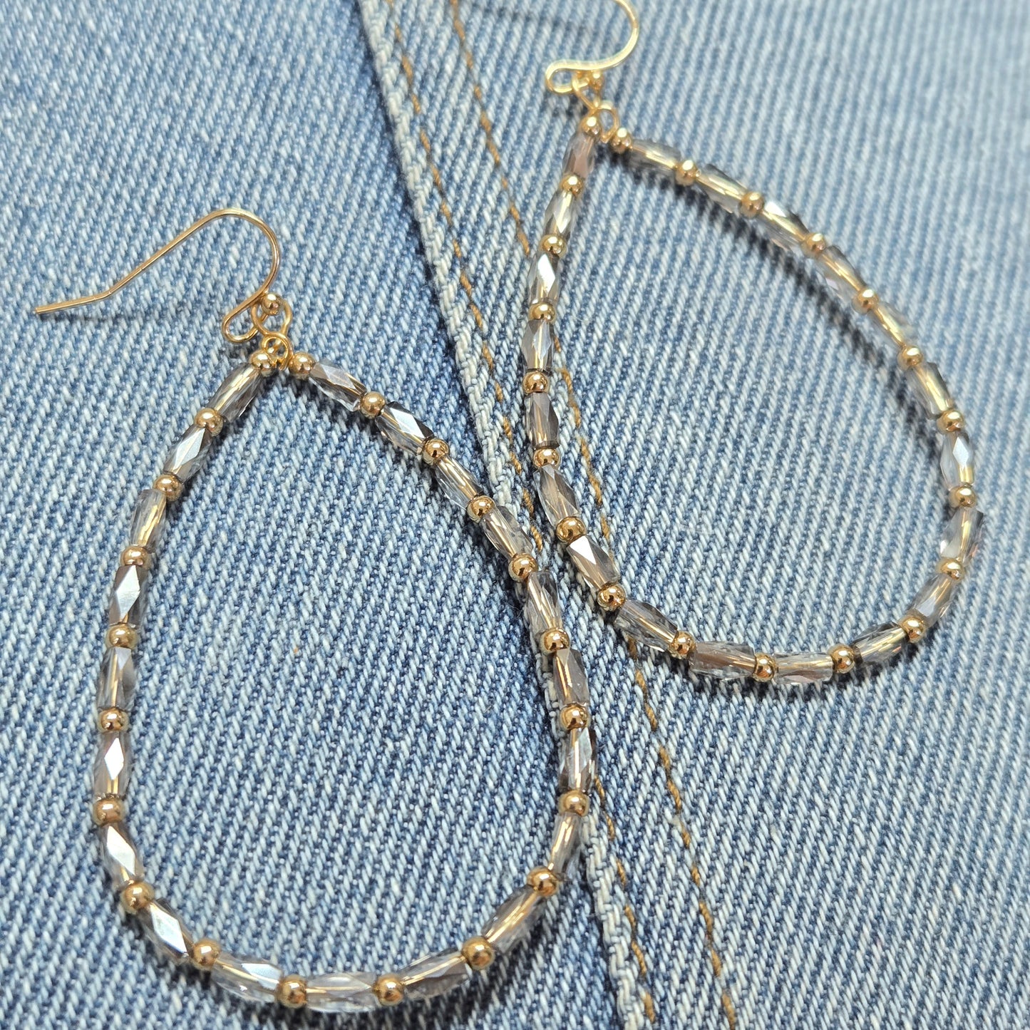 E1256 VER5723 Teardrop Drop Dangle Earrings