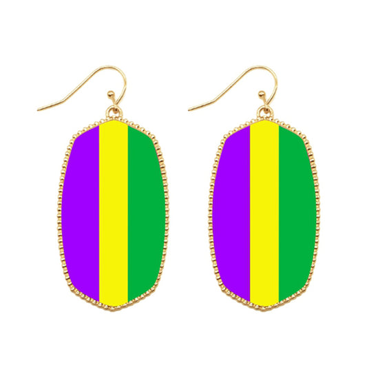 E0921 VER5973 Oval Shape Drop dangle hook Earrings