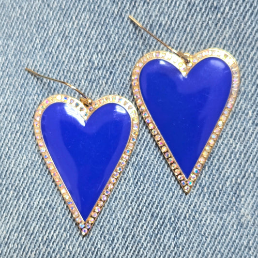 E1229 VER6332 Love Drop Dangle Earrings