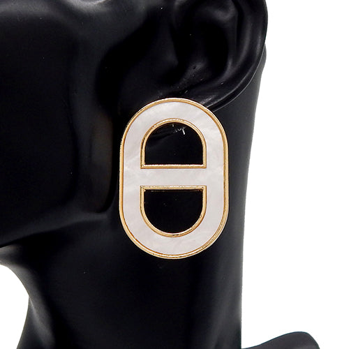 E1784 YE3586 Drop Post Earrings