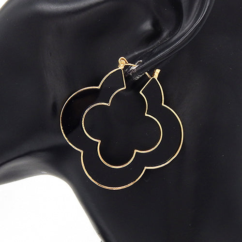 E0295 | Clover Outline Earrings | YE3592