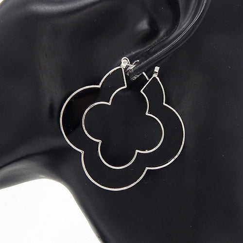 E0295 | Clover Outline Earrings | YE3592