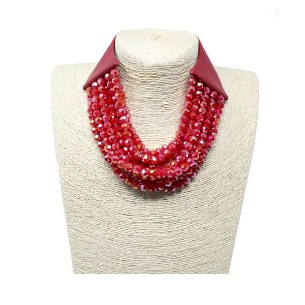 N0356 YN2055 MULTI STRANDS NECKLACE