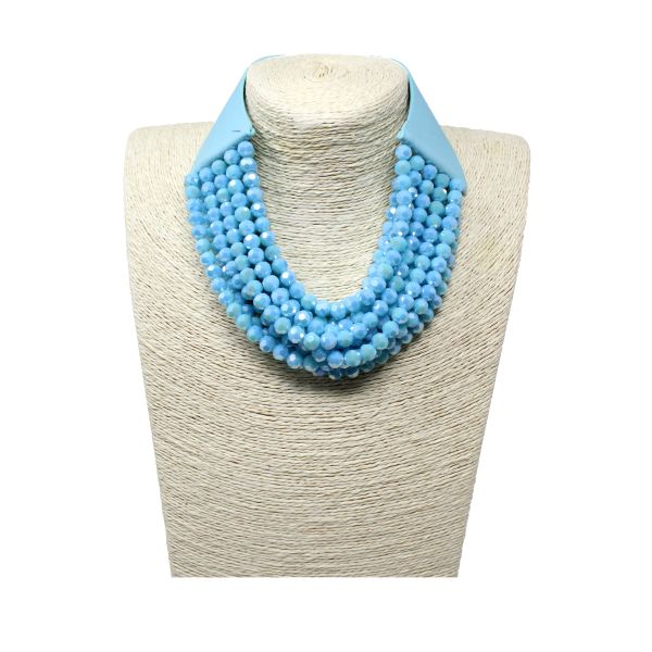N0356 YN2055 MULTI STRANDS NECKLACE