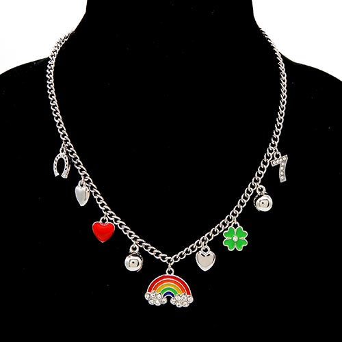 N0562 YN3746 Multi Charms Dangle Necklace