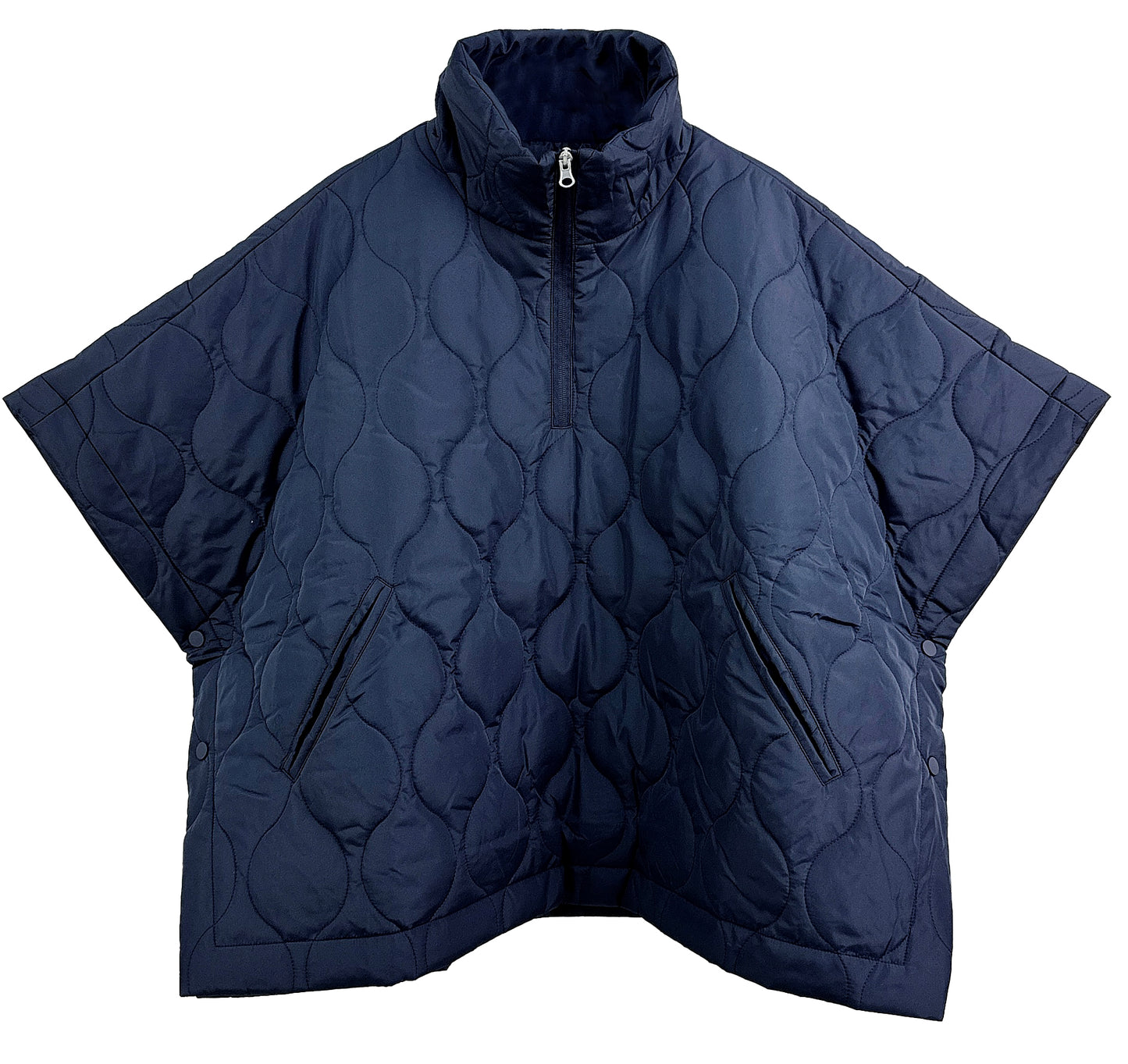 PC68 | Quilted Puffer Poncho | ZCP520125