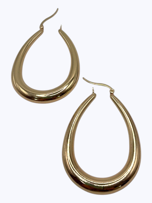 E2486 | Teardrop Hoop Earrings | KE2904