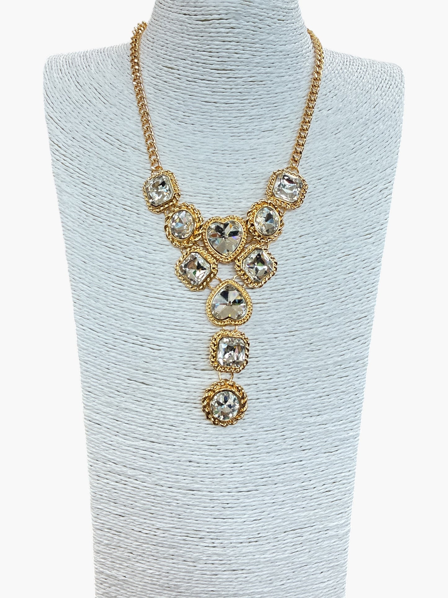 N3016| Crystal Stone Necklace| YN3723