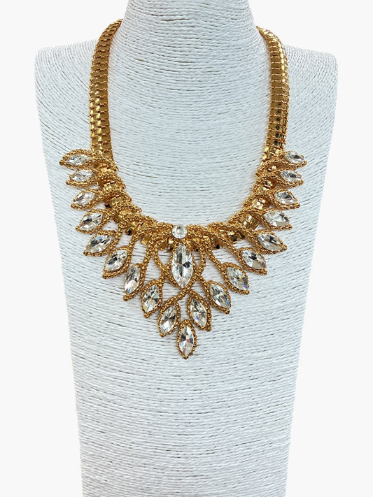 N3191 | Glamour Crystal Necklace Set | KS7166