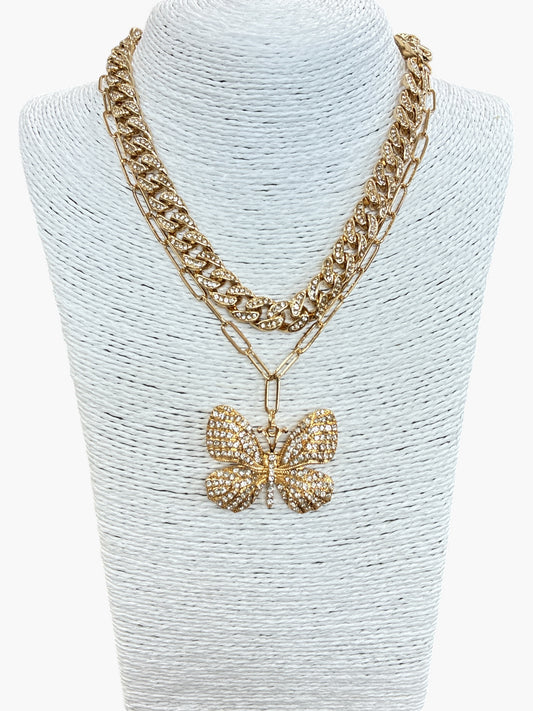 N0529 |Butterfly Shape  Necklace
