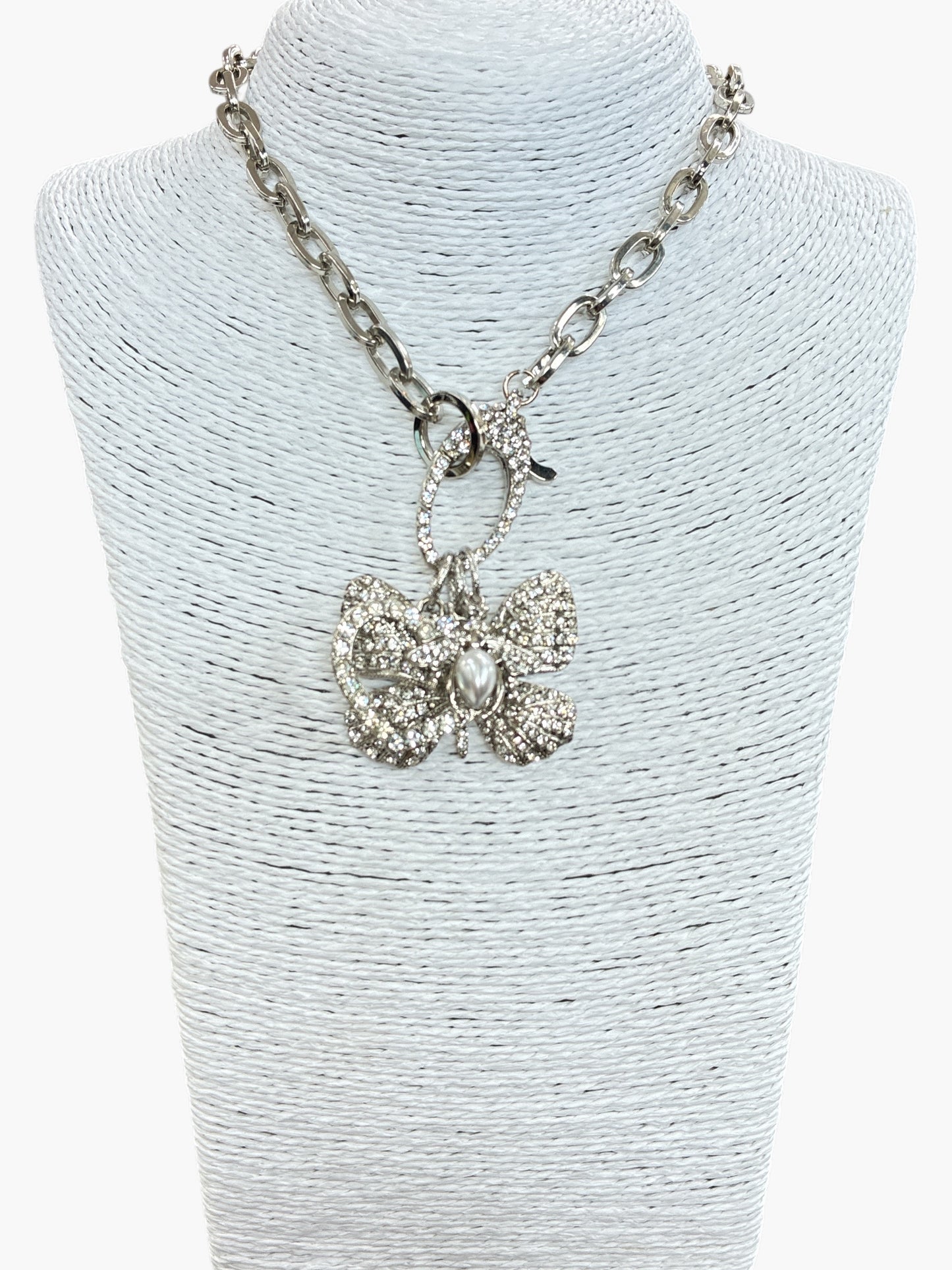N0348 | Butterfly Charm Necklace Set | JCNE2674