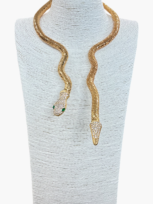 N3219 | Snake Wrap Necklace Set | KS7181