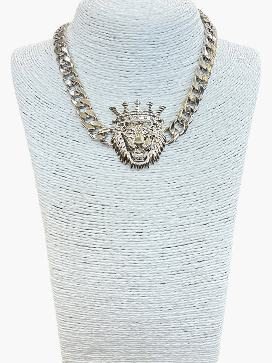 Lion Head Necklace